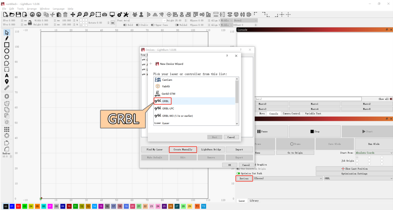 Configuración de la conexión en línea del Master