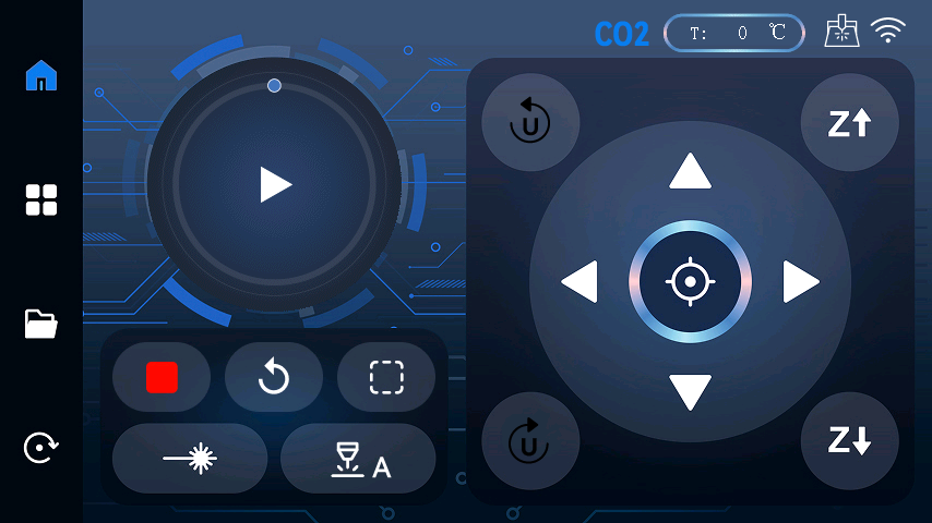 Presentación de las funciones de la pantalla de control del Master