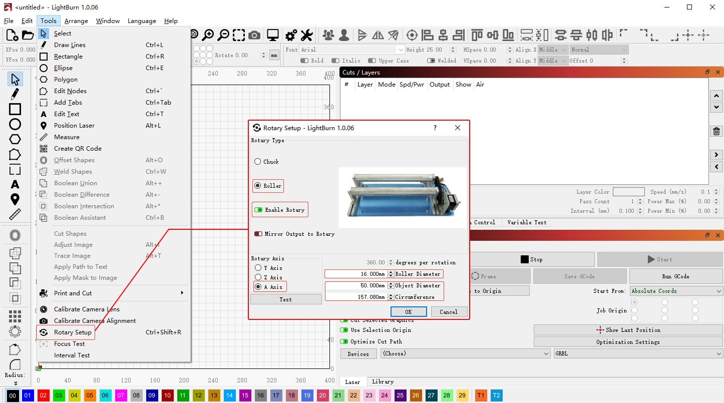 Uso de los accesorios rotativos del Master