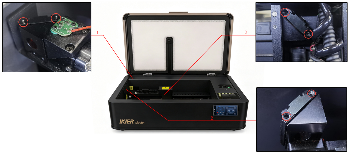 Verificación y calibración del recorrido óptico del Master